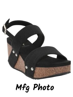 Volatile Summerlove Slingback Wedge Sandals, Womens 8